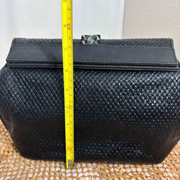 Henry Charles Michele Black | Large Deluxe Cosmetic Clutch | Retail $166 - Picture 13 of 14